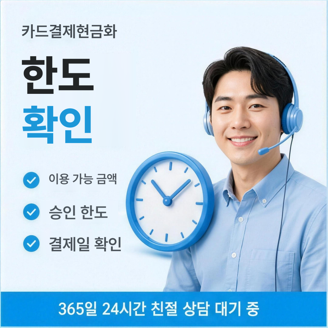 다음머니 카드결제현금화 한도 확인 방법 안내 배너 이미지